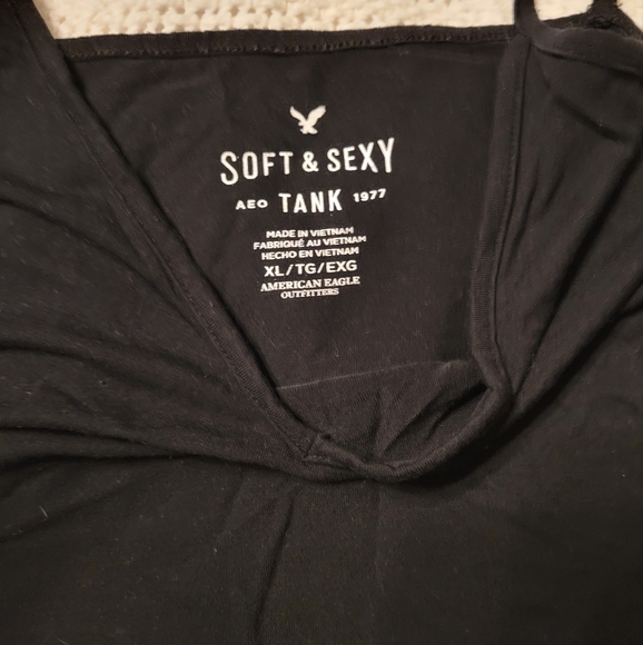 AMERICAN EAGLE BLACK TANK TOP - Picture 5 of 5